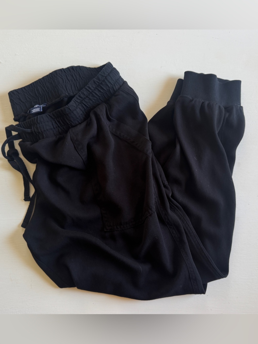 Splendid Soft Drawstring Jogger Black Large - Picture 2 of 4